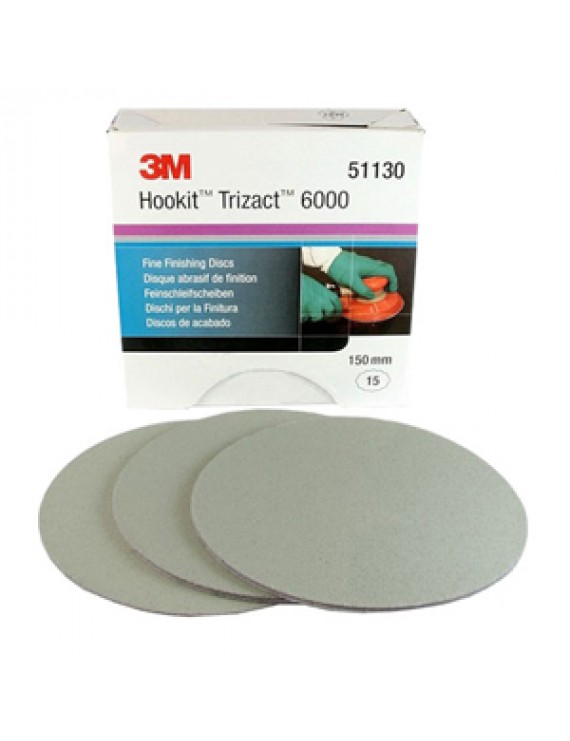 3M 51130 Trizact Hookit P6000 Ultra Hassas Finisaj Diski 150mm
